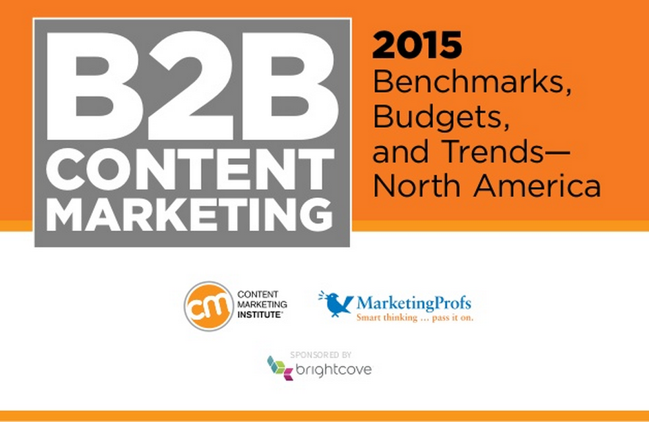 Chiffres à connaitre : B2B Content Marketing Report 2015